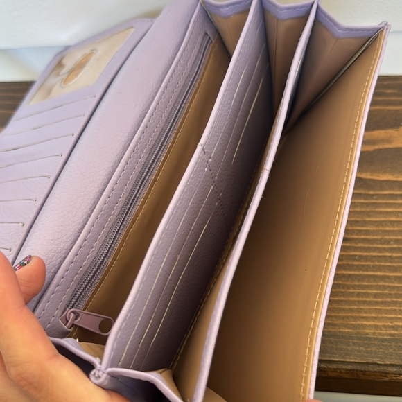 NWT Purple Julia Buxton Goto Super Wallet - Picture 5 of 7